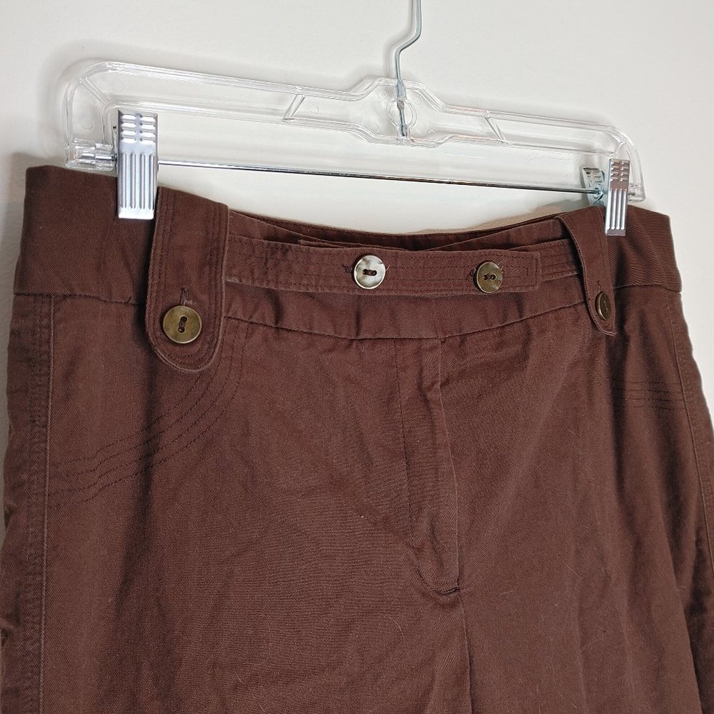 REQUIREMENTS Women's Brown Capri's